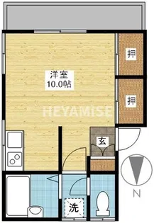 グリーンハイツ吉祥A【2階】の間取り