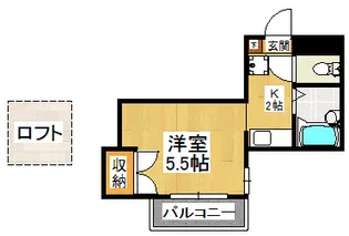 シュドルフ海神【1階】の間取り