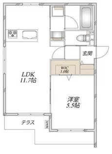 仮称)松戸市松戸メゾン【1階】の間取り