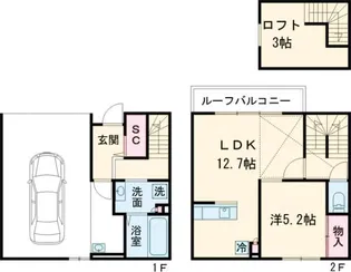 グリーンビレッジIIの間取り