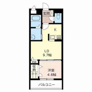 リッチライフ御影【2階】の間取り
