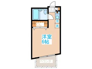サニーハイツ方南町【1階】の間取り