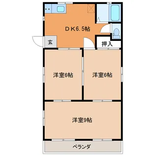 上田ハイツ南【2階】の間取り