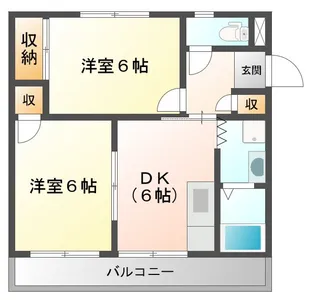 パークサイドN【1階】の間取り