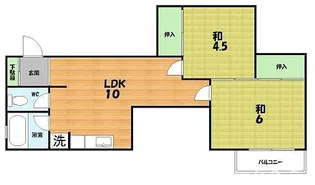 ヴィラアロー【3階】の間取り