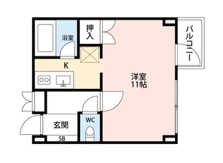 ブランシェコム【3階】の間取り