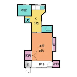 川向井【2階】の間取り