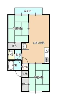 ハイムエイト【2階】の間取り