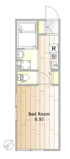 1Rの間取り画像
