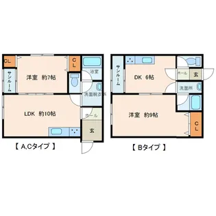 ロイズ【2階】の間取り