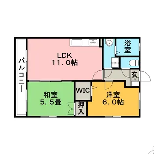 ソレイユ【1階】の間取り