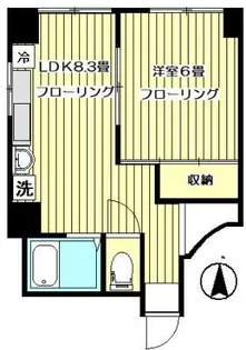 新倉マンション【5階】の間取り