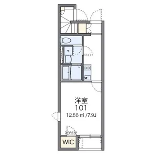 レオネクスト雄町【1階】の間取り