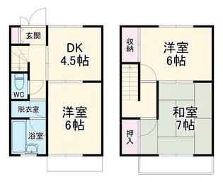 神奈川県小田原市府川【一戸建】の間取り