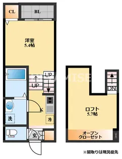 MODERN PALAZZO 宇都 ai second【1階】の間取り