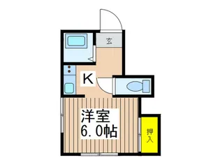 ハイム諸星【2階】の間取り
