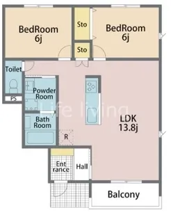 NEST法花【1階】の間取り