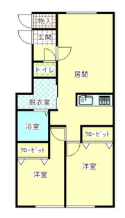 アーバンヒルズ【2階】の間取り