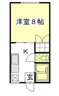 レジデンスレイ【1階】の間取り