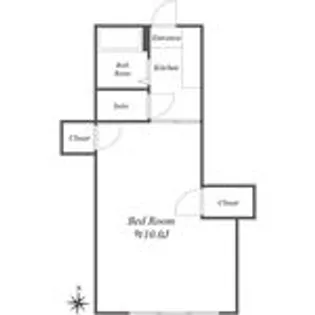グロリアコーポ【2階】の間取り