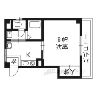 コーポサン3【3階】の間取り