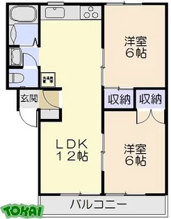 アーバンハイツII【1階】の間取り