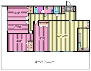 マルイチ宮原駅前プラザ【9階】の間取り