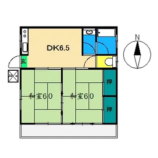 コーポ ニシザキ【2階】の間取り