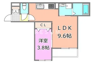 千葉県千葉市稲毛区黒砂1【マンション】の間取り