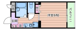 大阪府豊中市上新田2【マンション】の間取り