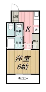 千葉県千葉市中央区長洲1【マンション】の間取り
