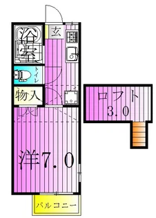 赤毛のアン【2階】の間取り