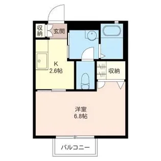 ソレアード・アキヒロ【1階】の間取り
