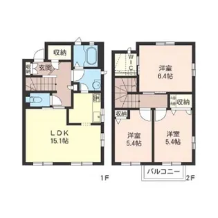 埼玉県さいたま市浦和区領家3【一戸建】の間取り