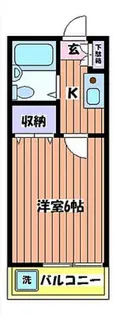 1Kの間取り画像