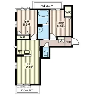 サザンガーデン リーフ【3階】の間取り