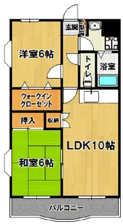 三島屋マンション【2階】の間取り