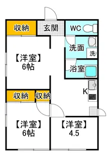 岡山県岡山市北区三野本町【一戸建】の間取り