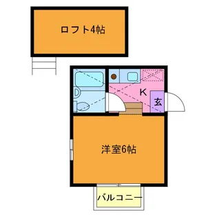 ウイング21龍ヶ崎【1階】の間取り