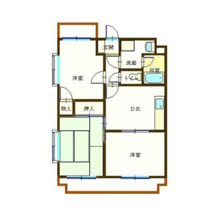 パークありのみ2【1階】の間取り