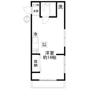 ヴィラ服部【1階】の間取り