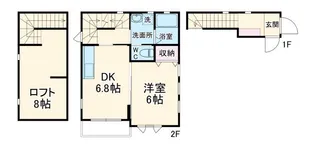 永楽貸家の間取り