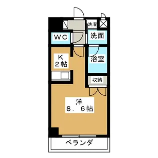 プリンセス アイ【6階】の間取り