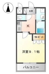 フローラル・アベニュー参番館【1階】の間取り