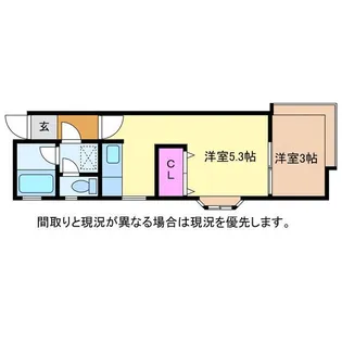 メゾン・ド・K1【1階】の間取り