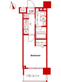 スカイコート川崎西口第2【7階】の間取り