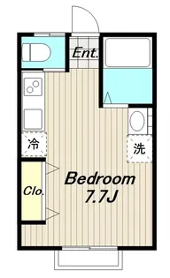 イーストガーデンウィズ橋本【1階】の間取り