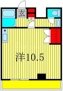 クレール南柏【2階】の間取り