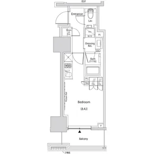 ザ・パークハビオ新中野【10階】の間取り