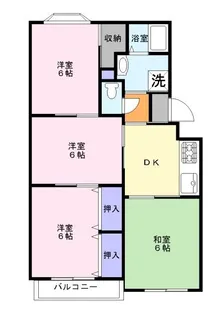 メルヴェーユ大村【1階】の間取り